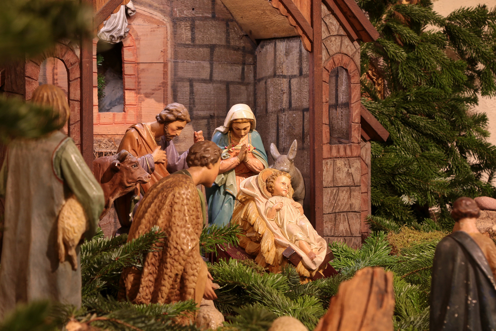 Weihnachtskrippe Maria Hietzing