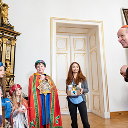 Sternsinger beim Kardinal / Erzdiözese Wien/ Schönlaub
