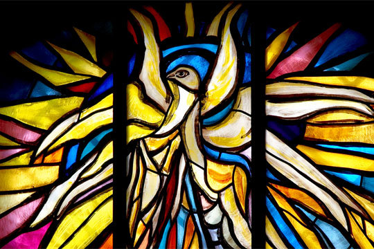 Glasfenster Die 7 Gaben des Geistes